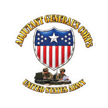 Load image into Gallery viewer, Kiss-Cut Stickers - Army - Adjutant General's Corps - Tactical - 3D - Enhanced
