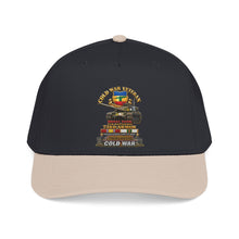 Load image into Gallery viewer, Mid Profile Baseball Cap - Army - Cold War Vet - 4th Bn 73rd Armor - 1st Inf Div - Panzer Kaserne Boblingen, FRG - M60A1 Tank w COLD SVC - 3D Enhanced X 300
