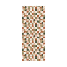 Load image into Gallery viewer, Gift Wrap Paper — Hand-Painted Earthy Checkerboard Pattern
