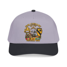 Load image into Gallery viewer, Mid Profile Baseball Cap - Army - 8th Cavalry (Air Cav) - 1st Cav Division w VN SVC - 3D - Enhanced
