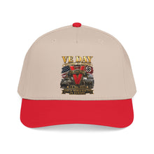 Load image into Gallery viewer, Mid Profile Baseball Cap - Army - VE Day - Victory in Europe Day - End of WWII - 3D - Enhanced
