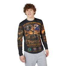 Load image into Gallery viewer, 170th Assault Helicopter Company Tribute Long Sleeve Shirt — "Bikinis &amp; Buccaneers Into the Fire"- Vietnam Air Warriors

