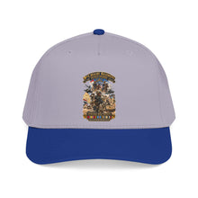 Load image into Gallery viewer, Mid Profile Baseball Cap - Army - Todays Buffalo Soldiers in Iraq - OIF - Cavalrymen at War  w IRAQ SVC - 3D - Enhanced

