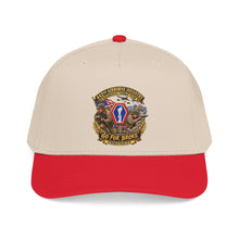 Load image into Gallery viewer, Mid Profile Baseball Cap - Army - 442nd Airborne Infantry Regimental Combat Team - 3D - Enhanced with EUR WWII SVC
