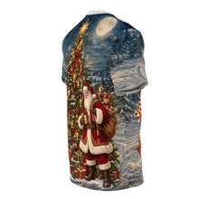 Load image into Gallery viewer, Merry Christmas sleigh ride Tee | Reindeer Santa children winter scene
