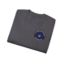 Load image into Gallery viewer, Unisex Ultra Cotton Tee - Vietnam Combat Aviation Vet w Air Crew Badges - 12th Combat Aviation Group - Black Jack No2 - Sgt Howard Meyers - 1968-1969 SVC X 300
