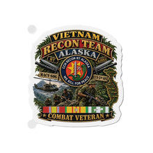 Load image into Gallery viewer, Die-Cut Magnet - RECON TEAM - Recon Team Alaska - CCN - Vietnam - Combat Vet - 3D - Enhanced
