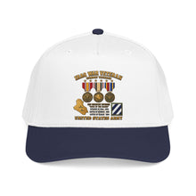 Load image into Gallery viewer, Mid Profile Baseball Cap - Army - Iraq War Veteran - 3rd Infantry Division - 3D - Enhanced
