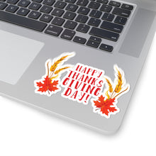 Load image into Gallery viewer, Kiss-Cut Stickers - Happy Thanksgiving Day
