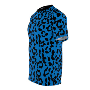 Unisex AOP - Leopard Camouflage - Blue-Black