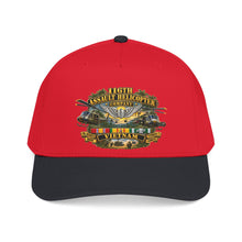 Load image into Gallery viewer, Mid Profile Baseball Cap - Army - 116th Assault Helicopter Co w  Aviator Badge w VN SVC - HORNETS - 3D - Enhanced
