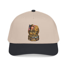 Load image into Gallery viewer, Mid Profile Baseball Cap - WAC - Womens Army Corps - WWII - 3D - Enhanced
