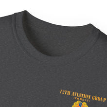 Load image into Gallery viewer, Unisex Ultra Cotton Tee - Vietnam Combat Aviation Vet w Air Crew Badges - 12th  AVN Group Combat - Sgt Howard Meyers - 1968-1969 SVC X 300
