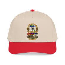 Load image into Gallery viewer, Mid Profile Baseball Cap - Vietnam Combat Veteran - 2nd Bn, 28th Inf 1st Inf Div - VN SVC w bronze star w OLC - 4 Stars w Battle Scene - 3D - Transparent
