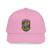 Load image into Gallery viewer, Mid Profile Baseball Cap - Women Marines - Marine Corps Womens Reserve - WWII - 3D - Enhanced
