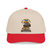 Load image into Gallery viewer, Mid Profile Baseball Cap - Army - Cold War Vet - 4th Bn 73rd Armor - 1st Inf Div - Panzer Kaserne Boblingen, FRG - M60A1 Tank w COLD SVC - 3D Enhanced X 300

