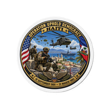 Load image into Gallery viewer, Die-Cut Magnet - Operation Uphold Democracy - Haiti Intervention - 1994
