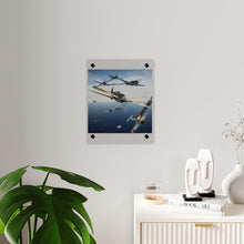 Load image into Gallery viewer, Acrylic Wall Art Panel - Curtis P-40 Kittyhawk w Machine Guns Blazing
