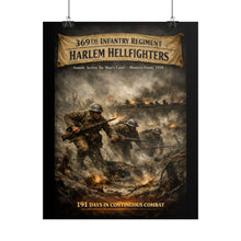Load image into Gallery viewer, Rolled Posters - 369th Infantry Regiment - Assault across No Man's Land - WWI - Poster
