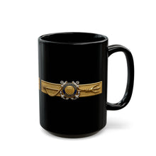 Load image into Gallery viewer, Black Mug  (15oz) - USCG - Marine Safe2wqty - Auxiliary wo txt - 3D - Enhanced
