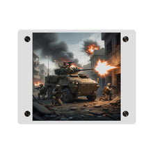Load image into Gallery viewer, Acrylic Wall Art Panel - Marine LAV in support of the 2nd Battle of Fallujah
