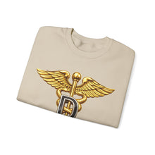 Load image into Gallery viewer, Crewneck Sweatshirt - Army Dental Corps Branch Insignia - 3D - Enhanced
