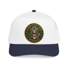 Load image into Gallery viewer, Mid Profile Baseball Cap - Army - US Army Veteran - 3D - Enhanced
