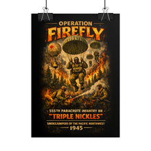 Load image into Gallery viewer, Posters - Operation Firefly - 555th Parachute Infantry
