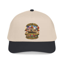 Load image into Gallery viewer, Mid Profile Baseball Cap - Army - Desert Storm - 2nd Armored Div - Combat Vereran Veteran w GULF SVC - 3D - Enhanced
