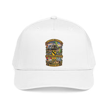Load image into Gallery viewer, Mid Profile Baseball Cap - Army - Vietnam Combat Cavalry Veteran w 1st Cav Div SSI  Big Helo - 3D - Enhanced

