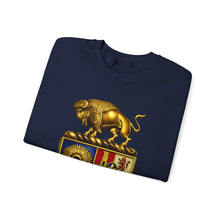 Load image into Gallery viewer, Crewneck Sweatshirt - Army - 10th Cavalry Regiment - BUffalo Soldiers - COA - Ready and Forward - 3D Enhanced
