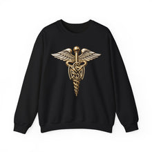 Load image into Gallery viewer, Crewneck Sweatshirt - Army Medical Service Corps (MS) Branch Insignia - 3D - Enhanced
