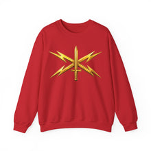 Load image into Gallery viewer, Crewneck Sweatshirt - Army Cyber Corps Branch Insignia - 3D - Enhanced
