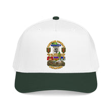 Load image into Gallery viewer, Mid Profile Baseball Cap - Vietnam Combat Veteran - 2nd Bn, 28th Inf 1st Inf Div - VN SVC w bronze star w OLC - 4 Stars w Battle Scene - 3D - Transparent
