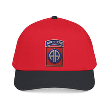 Load image into Gallery viewer, Mid Profile Baseball Cap - Army  - 82nd Airborne Division - SSI wo Txt - 3D - Enhanced
