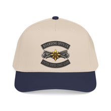 Load image into Gallery viewer, Mid Profile Baseball Cap - USCG - Boarding Officer w txt - 3D - Enhanced
