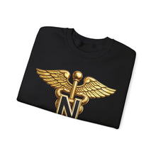 Load image into Gallery viewer, Crewneck Sweatshirt - Army Nurse Corps Branch Insignia - 3D - Enhanced
