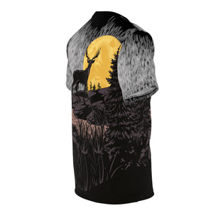 AOP - Deer Moon Shirt  with Rain