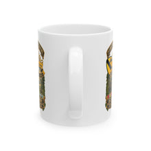 Load image into Gallery viewer, White Ceramic Mug (11oz, 15oz) - 1st Battalion 8th Cavalry, Delta Company - w SSI - DUI - Helo Patrol - 3D - Enhanced
