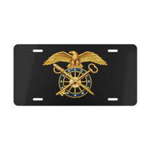 Load image into Gallery viewer, License Plate - Quartermaster Corps Branch Insignia - 3D - Enhanced
