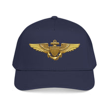 Load image into Gallery viewer, Mid Profile Baseball Cap - USCG - Aviator Badge wo txt - 3D - Enhanced
