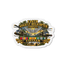 Load image into Gallery viewer, Die-Cut Magnet - Army - 116th Assault Helicopter Co w  Aviator Badge w VN SVC - HORNETS - 3D - Enhanced
