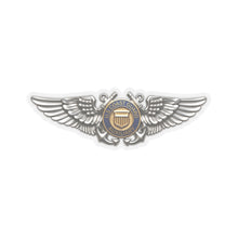 Load image into Gallery viewer, Kiss-Cut Stickers - USCG - Aviator Badge - Auxiliary wo txt - 3D - Enhanced
