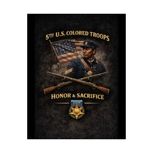 Load image into Gallery viewer, Matte Poster - Honoring the 5th USCT, 1864 - Right 1
