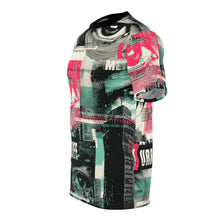 Load image into Gallery viewer, Big City Urban Life Newspaper Pattern Tee

