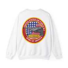 Load image into Gallery viewer, Unisex Heavy Blend Crewneck Sweatshirt - Usaf - B2 - Spirit - Stealth Bomber Wo Txt
