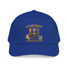Load image into Gallery viewer, Mid Profile Baseball Cap - Army - Iraq War Veteran - 3rd Infantry Division - 3D - Enhanced
