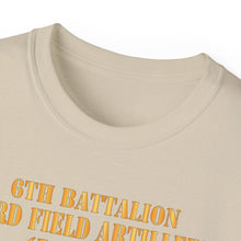 Load image into Gallery viewer, Unisex Ultra Cotton Tee - Field Artillery - 6th Bn, 33rd Field Artillery, Ft Sill, OK LANCE Firing - 1975-1981 X 300
