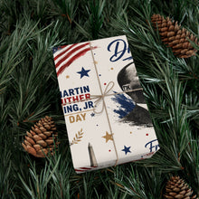 Load image into Gallery viewer, Gift Wrap Paper — Martin Luther King Jr. Inspirational Pattern

