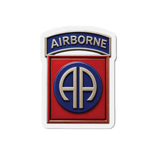 Load image into Gallery viewer, Die-Cut Magnet - Army  - 82nd Airborne Division - SSI wo Txt - 3D - Enhanced
